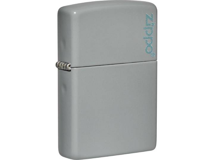 Aansteker Zippo Flat Grey with Logo