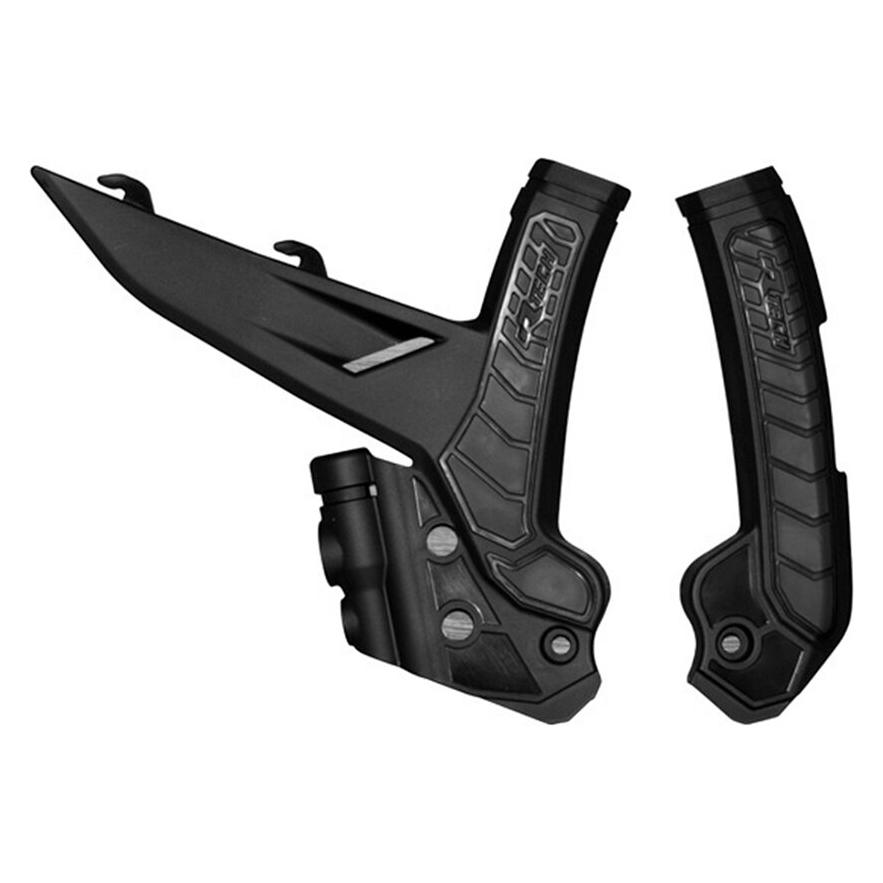 Racetech (RTECH) Rahmenschützer (Satz) Bi-Material Super Grip KTM EXC / EXCF 150 / 250 / 300 / 450 (PRTKTMNR003)