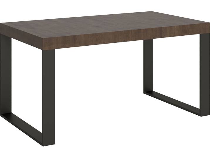 Table Extensible 90X160/420 Cm Tecno Noce Structure Anthracite
