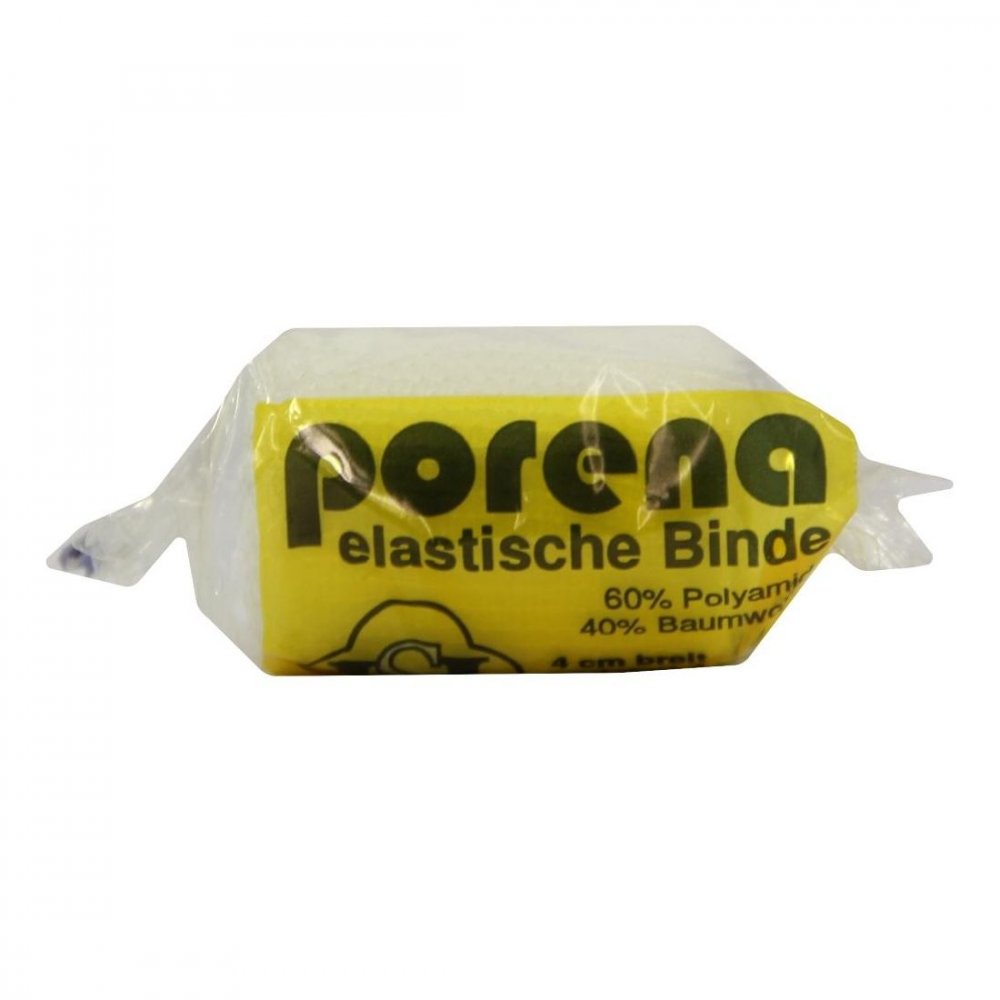 ERENA Verbandstoffe GmbH & Co. KG Porena elastische Mullbinde 4 cm weiss mit Cello 02794984