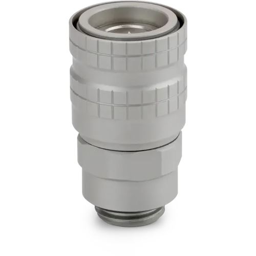 Thermal Grizzly DeltaMate Schnellverschluss Kupplung Weiblich - M Matt Nickel