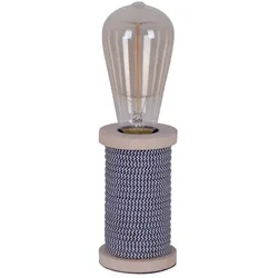 Tischlampe Tischleuchte Wohnzimmerlampe Retro Beistelllampe E27 schwarz H 12 cm