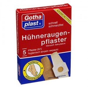 Gothaplast Cornmed Hühneraugenpflaster 2x6 cm 5 St Pflaster