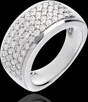 Edenly Ring Sternbilder - HimmelskÃ¶rper - GroÃŸes Modell - WeiÃŸgold - 1.01 Ka