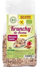 Sol Natural Krunchy Oats without Gluten Bio Apple Cinnamon 350 gr