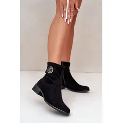 Stiefeletten mit Absatz Model 199422