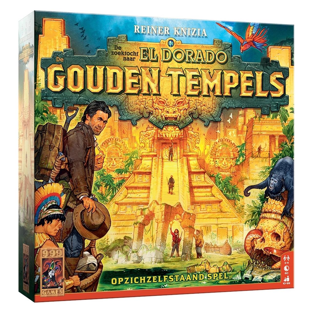 999Games 999 Games Die Suche nach El Dorado Die Goldenen Tempel Brettspiel (Niederländisch, 2 - 4 Spieler) (57456584)