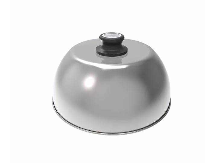 LotusGrill Grillhaube small – Grillabdeckung/Grill Abdeckhaube – edelstahl