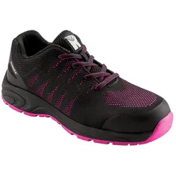 BIG Arbeitsschutz, Sicherheitsschuhe, Damensicherheitsschuh GirlStar 5180 Gr.38 schwarz/pink S1P SRC PES RUNNEX (S1P, 38)
