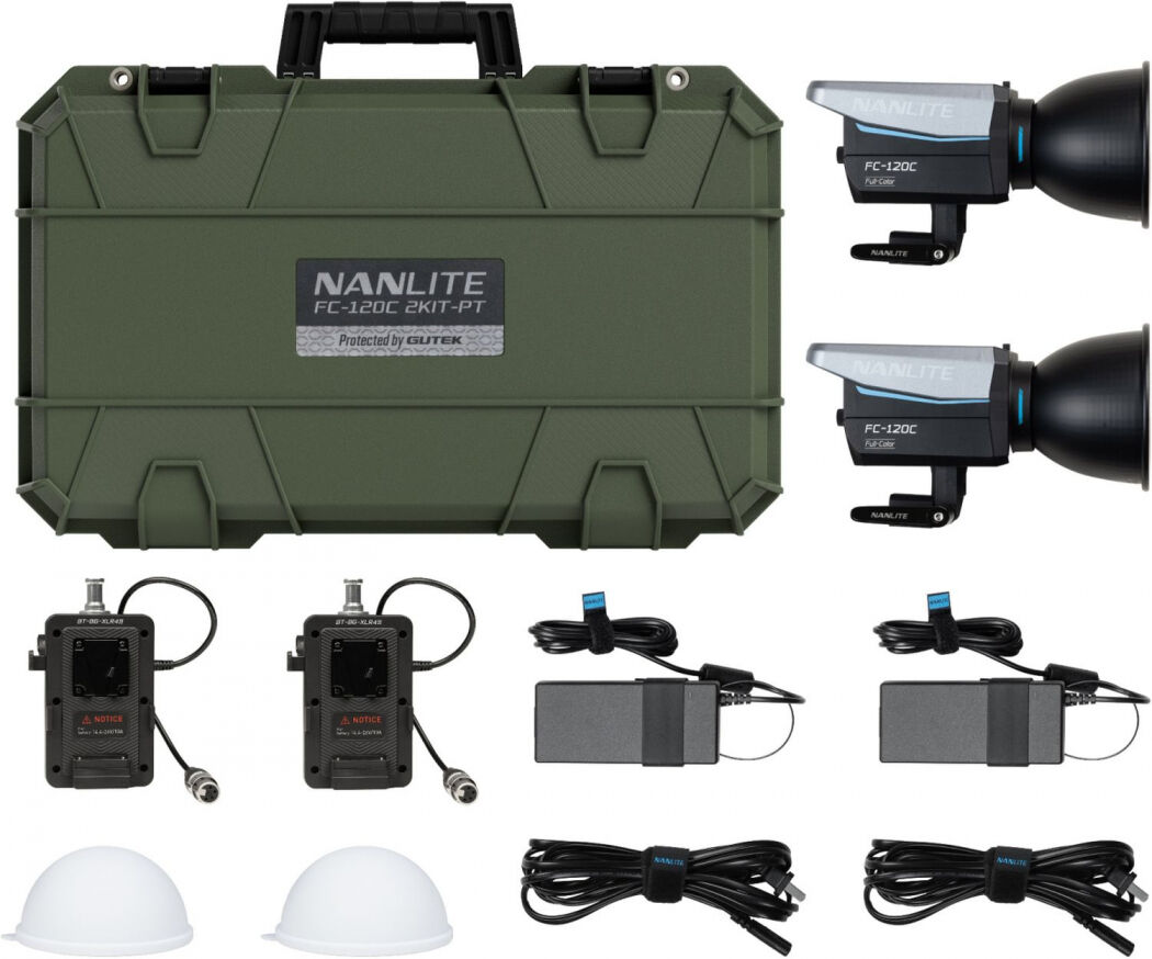 Kit d'éclairage NANLITE FC-120C 2KIT-PT