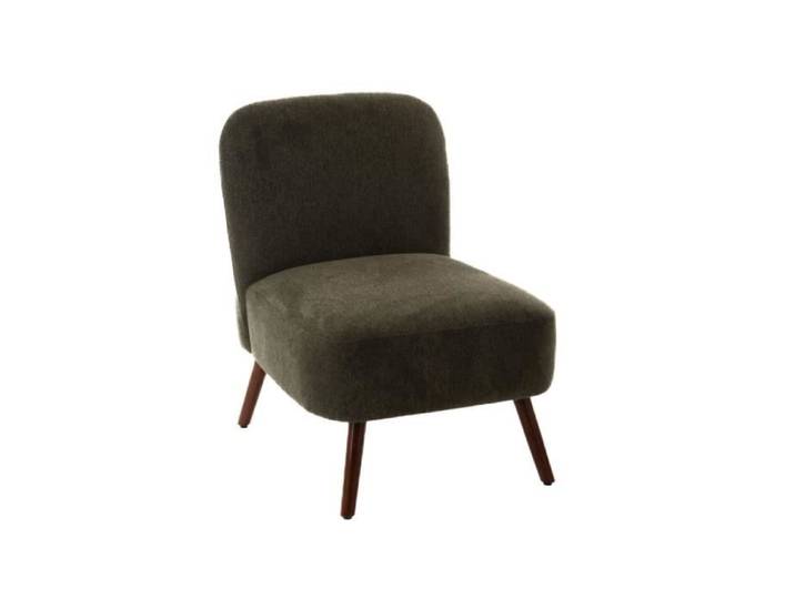 Fauteuil bucolique kaki 69 x 60 x 80 Vert Kaki