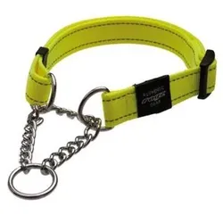 Rogz Fanbelt Halfslip Halsband Geel (37, 38, 39, 40, 41, 42, 43, 44, 45, 46, 47, 48, 49, 50, 52, 54, 56, Hund, Allgemein), Halsband + Leine