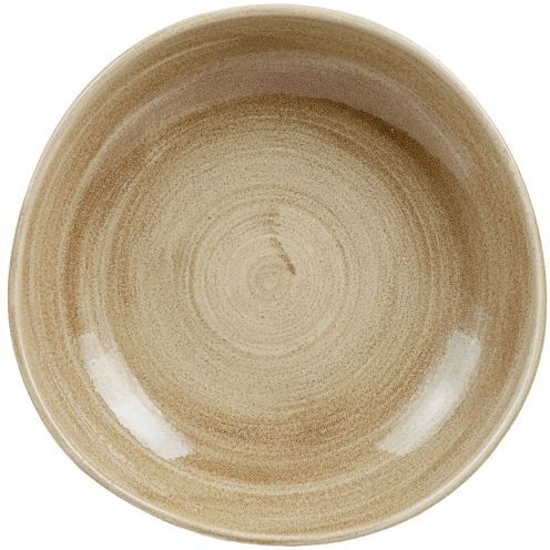 Churchill Piatto Fondo Organic 25,3 Stonecast Patina Antique Taupe
