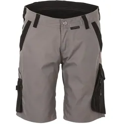 Damen Stretch-Shorts "Norit" - 4XL - zink/schwarz