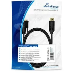 MediaRange MRCS199 Videokabel-Adapter 2 m DisplayPort DVI Schwarz