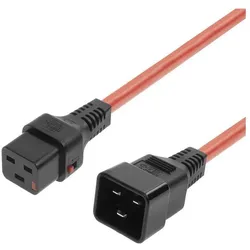 MicroConnect, Verlängerungskabel, Powercord C19 IEC Lock - C20 (2 m, IEC 60906-1)
