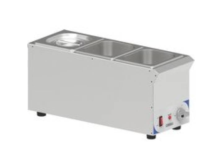 Bain Marie Professionnel Compact à Sauce 3 Bacs Gn 1/6 - Casselin