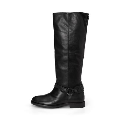 Stiefel MARC O'POLO "aus weichem Rindleder", Damen, Gr. 40, Synthetik, schwarz, Obermaterial: 100% Leder, unifarben, Schuhe Stiefel