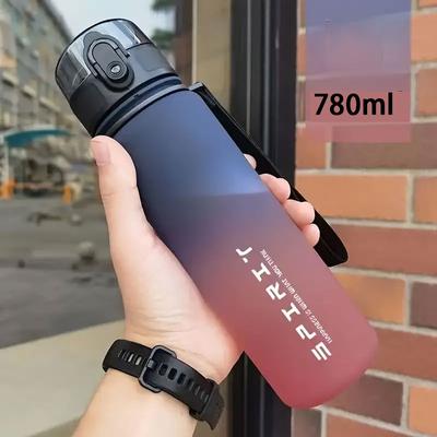 Cozy Casa Charm Premium Large Capacity Hydration Bottle Portable Sports Fitness Water Bottle For Gym Cycling & Outdoor multi 780ml
