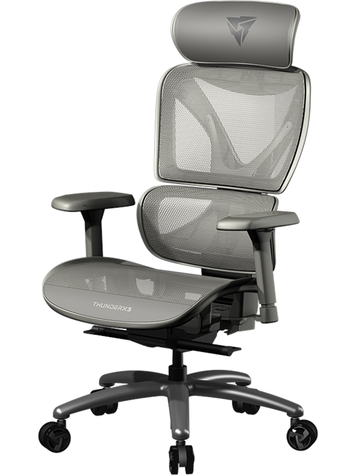TX3 XTC Mesh Bürostuhl - Grau - Mesh fabric - Bis zu 125 kg