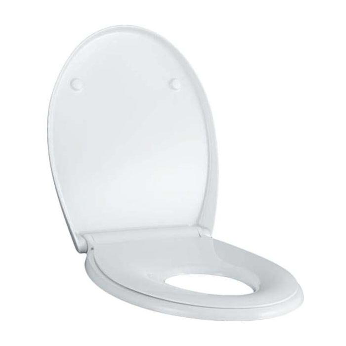 Geberit Renova WC-Sitz 500981011 mit Absenkautomatik, mit Sitzring für Kinder, weiß