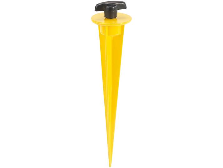 Aluminium-Erdspiess für LED-Fluter, 17 cm, gelb