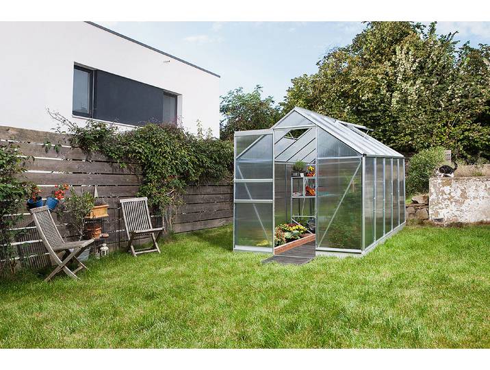 Vitavia Gewächshaus Apollo 6200 Silber 2 × 3 × 2 m