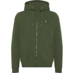 CHIEMSEE Hoodiejacke mit großem Backprint, Größe S in Grau Grau
