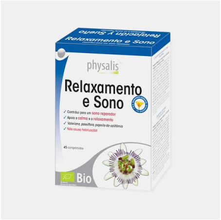 PHYSALIS RELAXAMENTO E SONO 45 COMPRIMIDOS