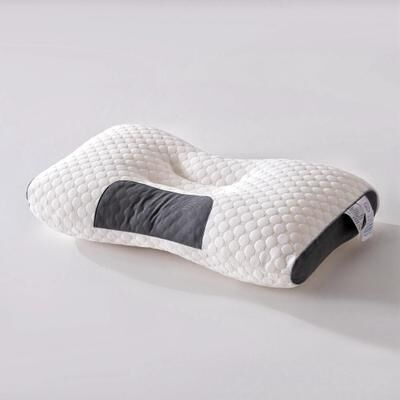 Uplifted Goods Knitted Neck Protection Pillow Set white 1pc 74x48 Cm
