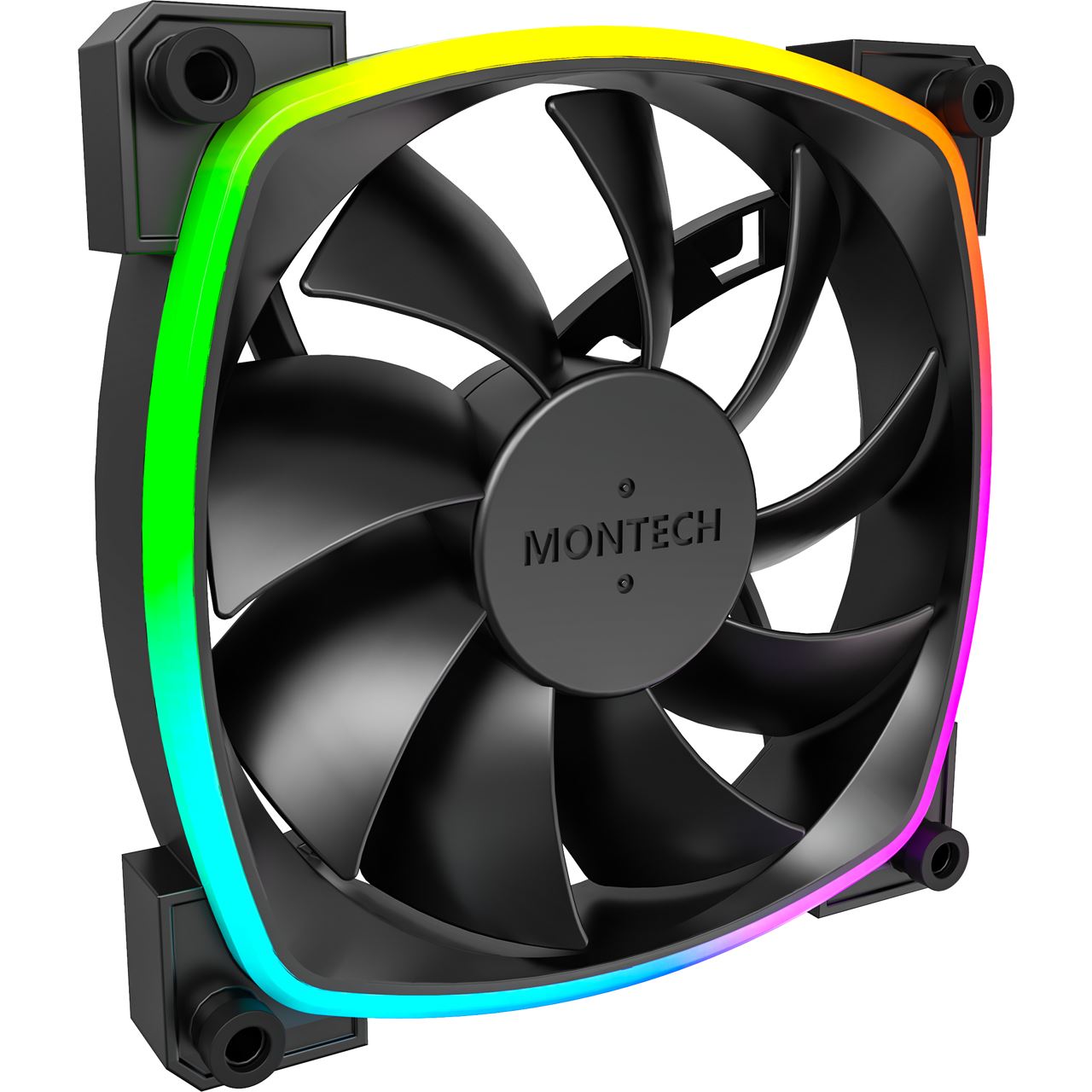 Montech AX120 PWM ARGB 120x120x25mm 800-1600 U/min 27 dB(A) schwarz