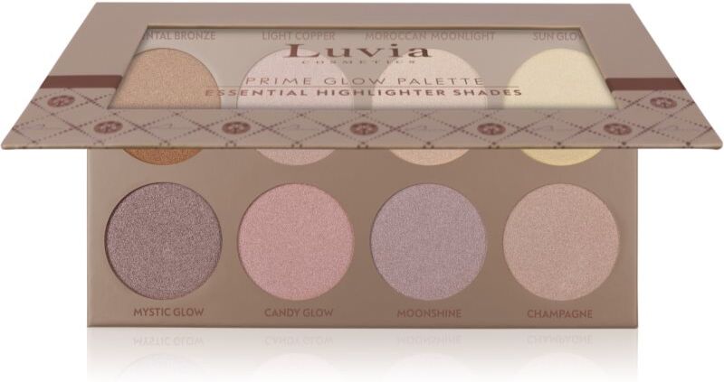 Luvia Cosmetics Prime Glow Vol. 1 highlighter palette 8x3,3 g