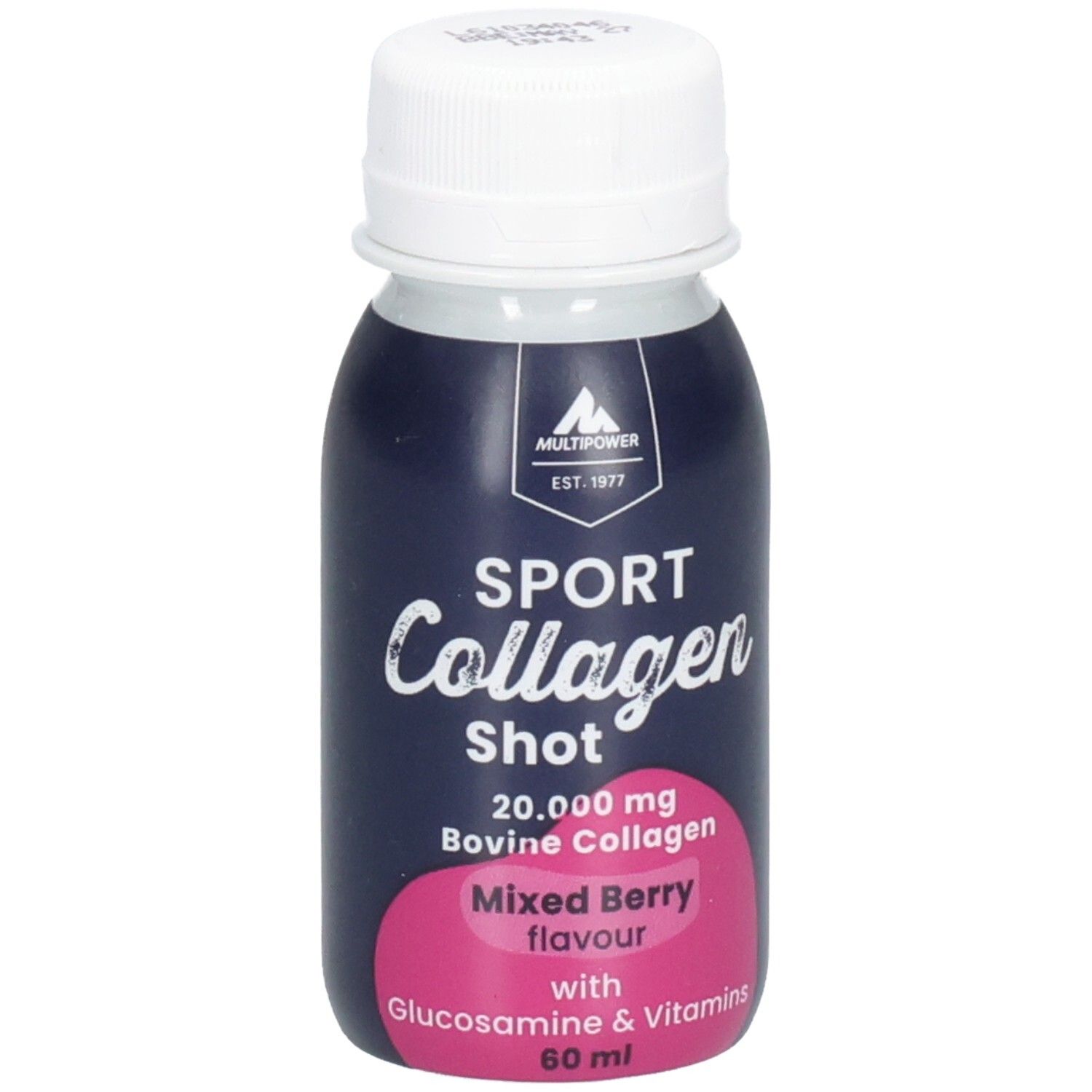 Multipower 50g Collagen Shot Mixed Berry 60ml 60 ml Flüssigkeit zum Einnehmen