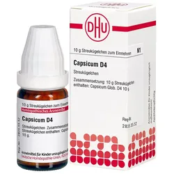 Capsicum D4 Globuli 10 g