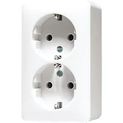 Jung SCHUKO-Steckdose 2-fach 6020 KIA WW