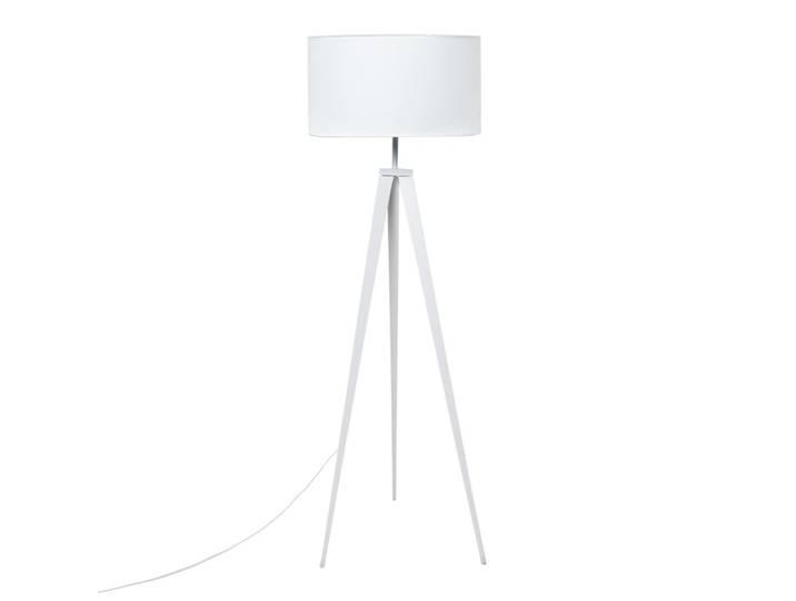 Lampadaire avec base blanche à trois pieds