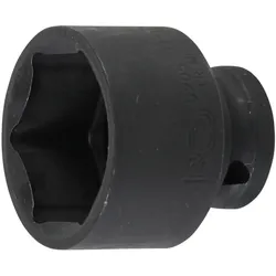 BGS Kraft-Steckschlüssel-Einsatz Sechskant Antrieb Innenvierkant 12,5 mm (1/2") SW 34 mm - 5205-34