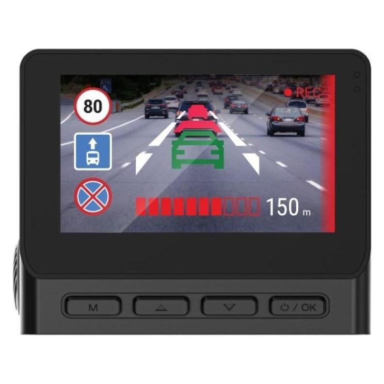 Navitel GPS-Videorekorder | RS990 | IPS-Display 3" | GPS (Satellit) | Inklusive Karten (Eingebautes Display, Eingebautes Mikrofon, GPS-Empfänger, WLAN, 4K) (null)