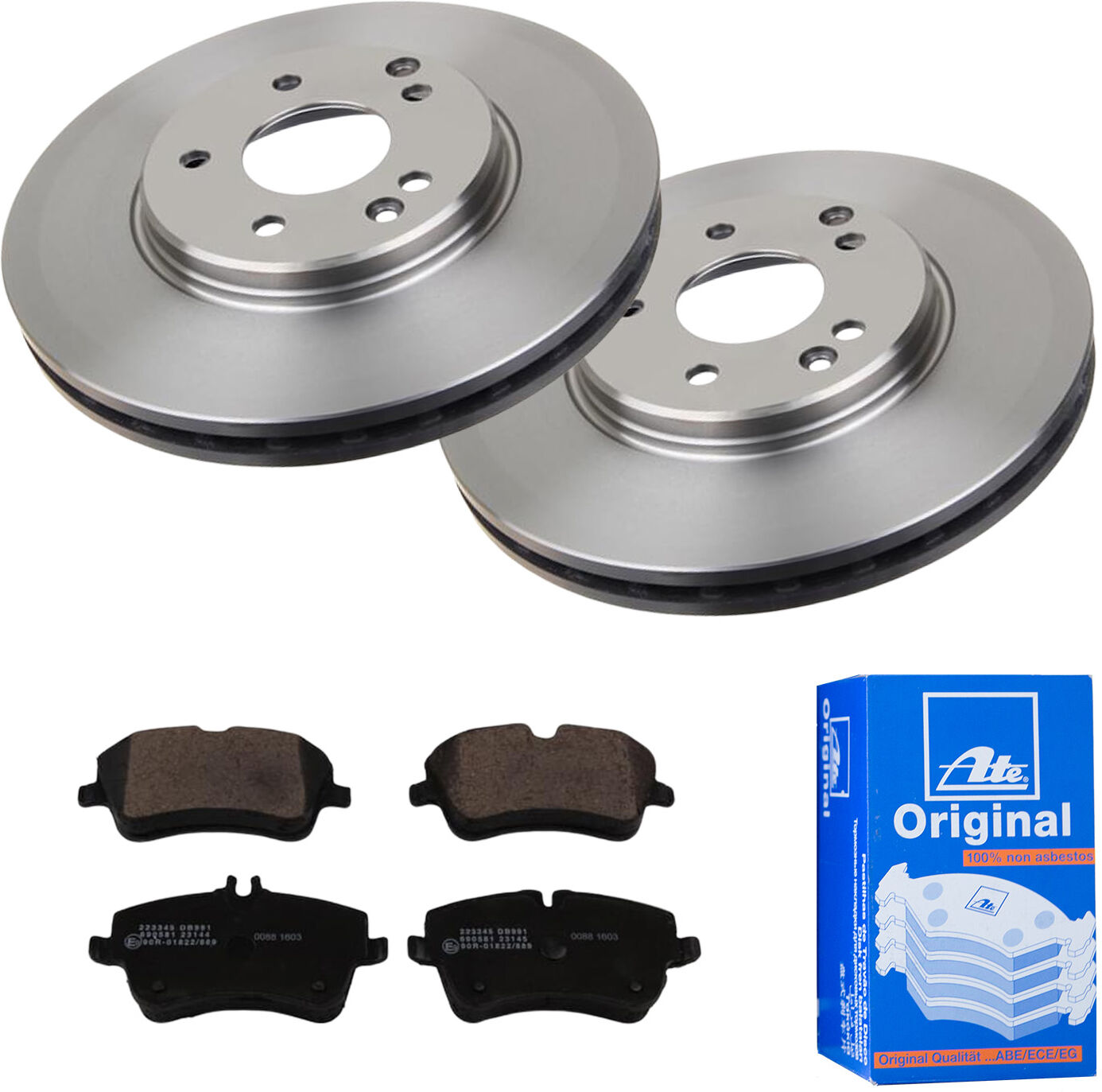Ate Bremsensatz, Scheibenbremse 1420-22121 Vorderachse Belüftet 300mm 28mm Für Mercedes Chrysler