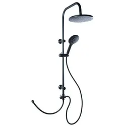 CORNAT Duschsystem NOIR schwarz matt mit.. - Duschkabinen-Armatur