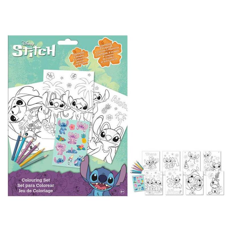 Kids Licensing Stitch Malset mit Sticker (830.00105)
