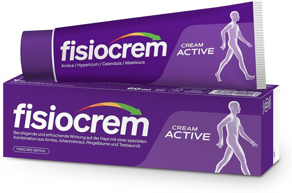 Fisiocrem Cream Active: Massagecreme, beruhigend & erfrischend 60ml