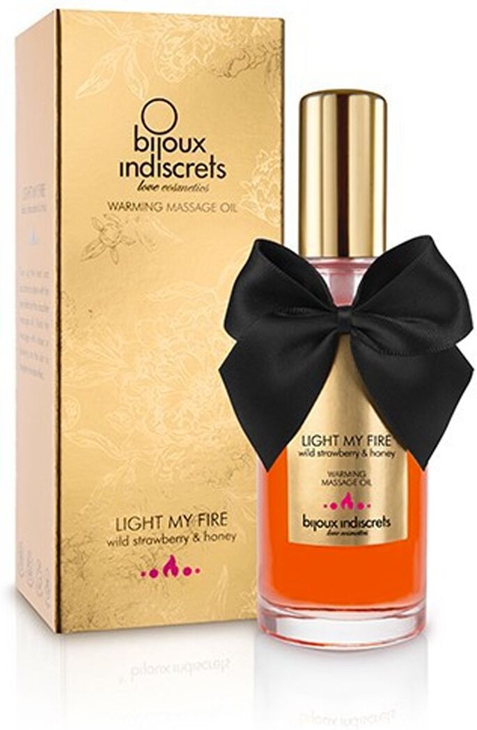 Bijoux Indiscrets Huile de massage embrassable chauffante - Fraise sauvage