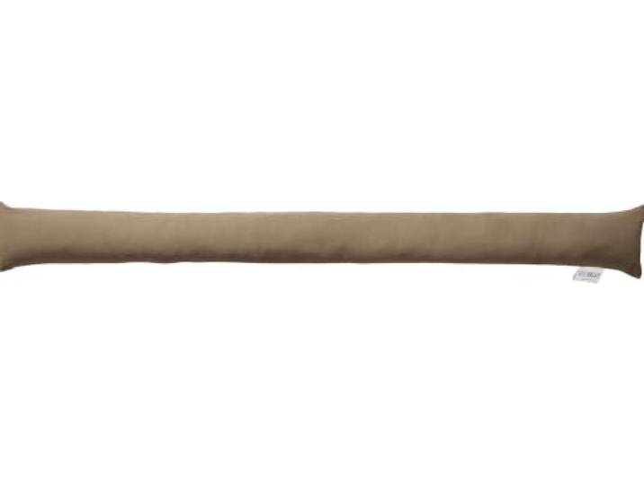 REDBEST Zugluftstopper - Türstopper - Windstopper - Luftzugstopper - Windschutz - für Fenster und Türen Serie Seattle - Premium-Qualität - mit Beschwerung taupe Größe 90x10 cm