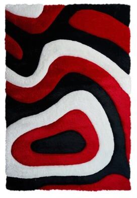 MDA Rugs Mateos Shag Abstract Designed Area Rug