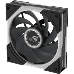 ASUS LÜFTER ROG EURUX GR120 FAN ARGB REVERSE Black 3IN1 (120 mm, 3x), PC Lüfter, Weiss, Schwarz