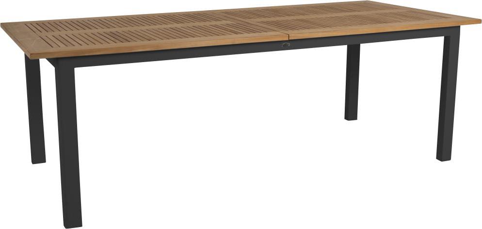 Brafab Lyon Ausziehtisch Aluminium/Teak