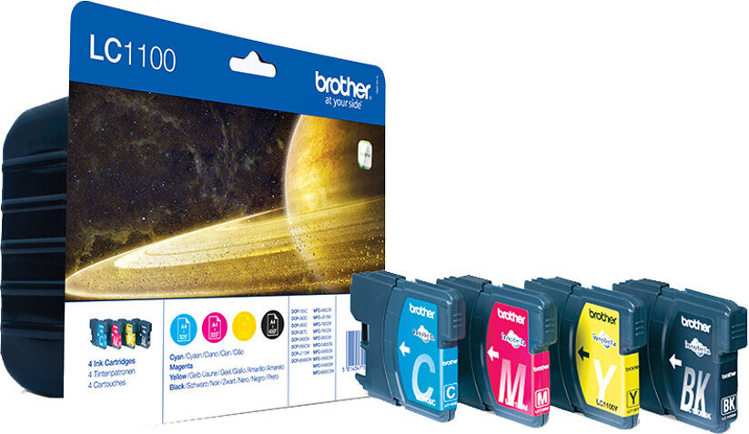 Brother DCP LC1100VALBPDR Inktpatronen CMYK (4 stuks)
