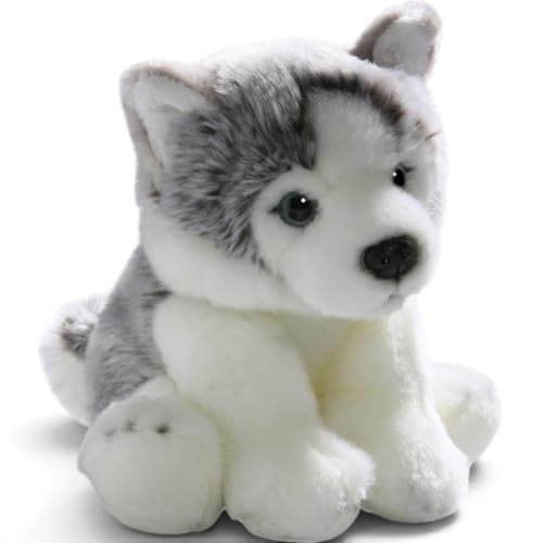 Carl Dick Pluche Husky Knuffel Zittend, 22 cm