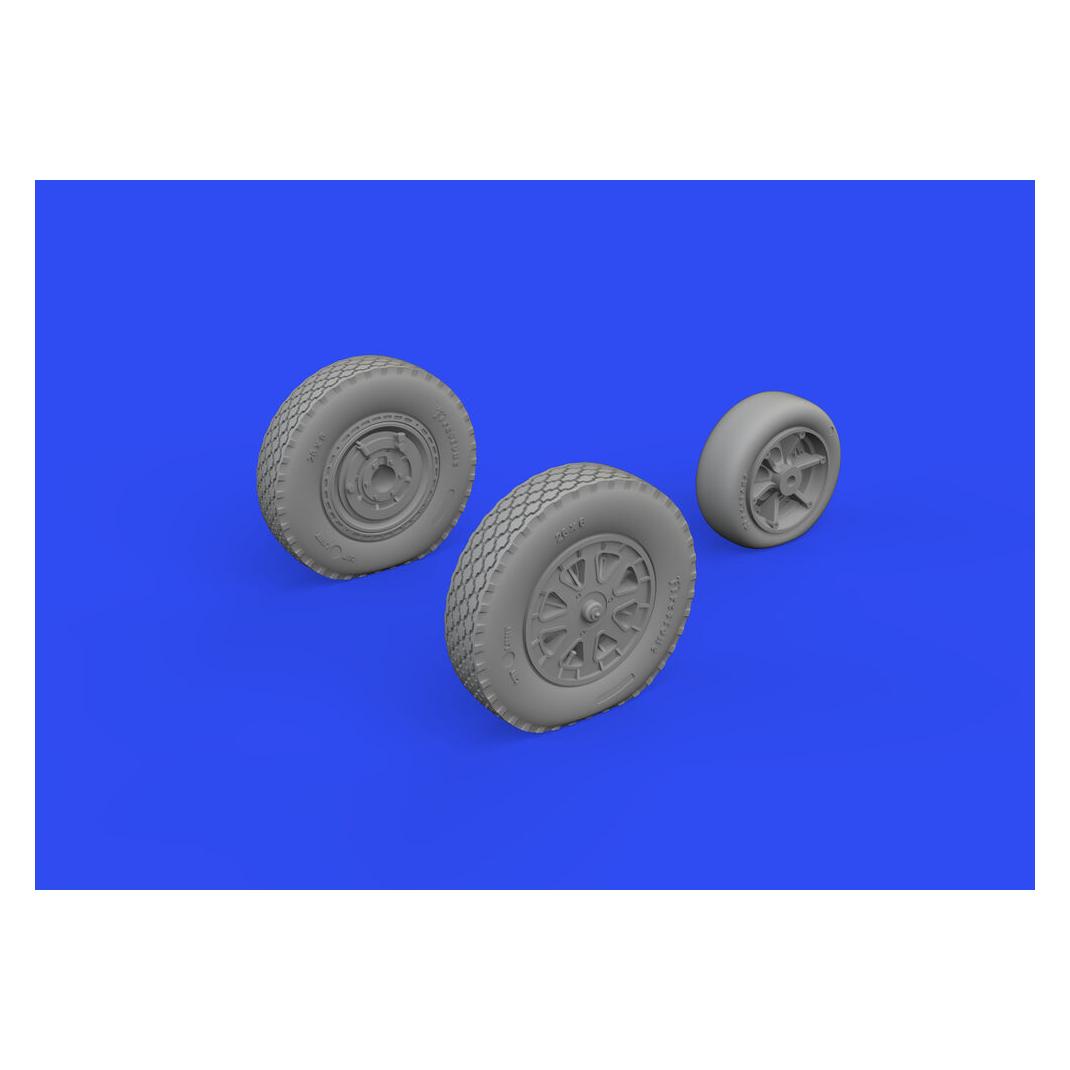 Eduard P-39Q wheels PRINT1/72 for ARMA HOBBY (672303)